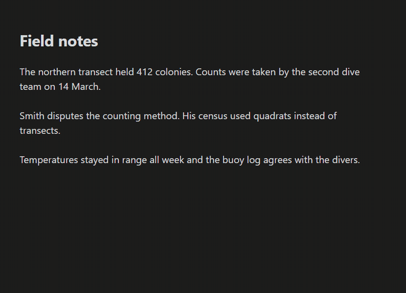 Selection to footnote with the numbered, named, and inline keys