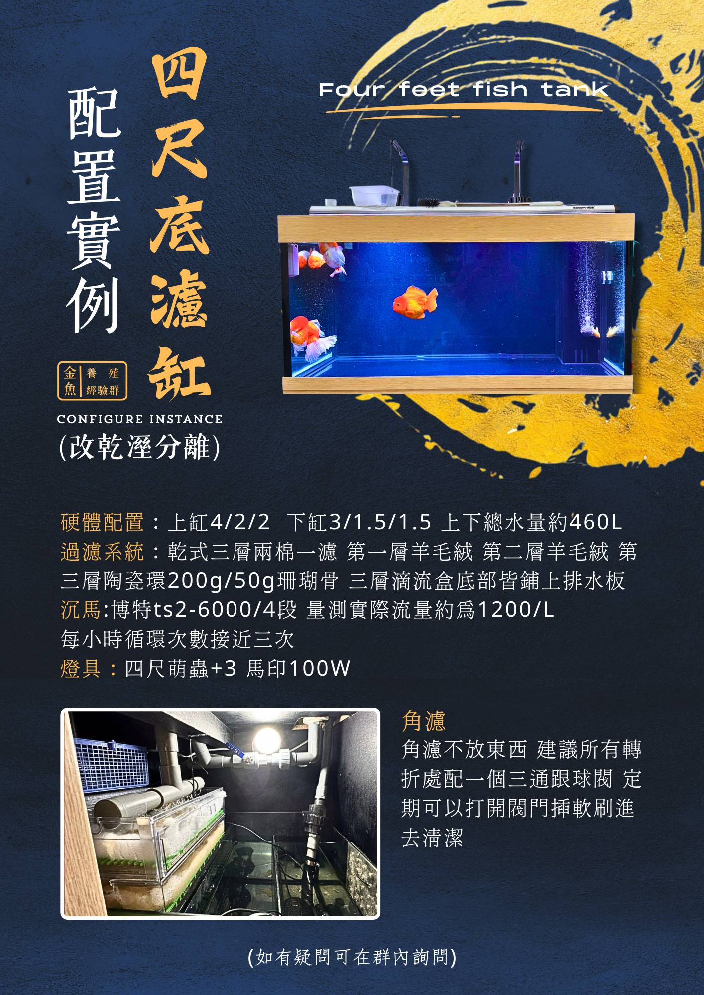 四尺底濾配置實例 1