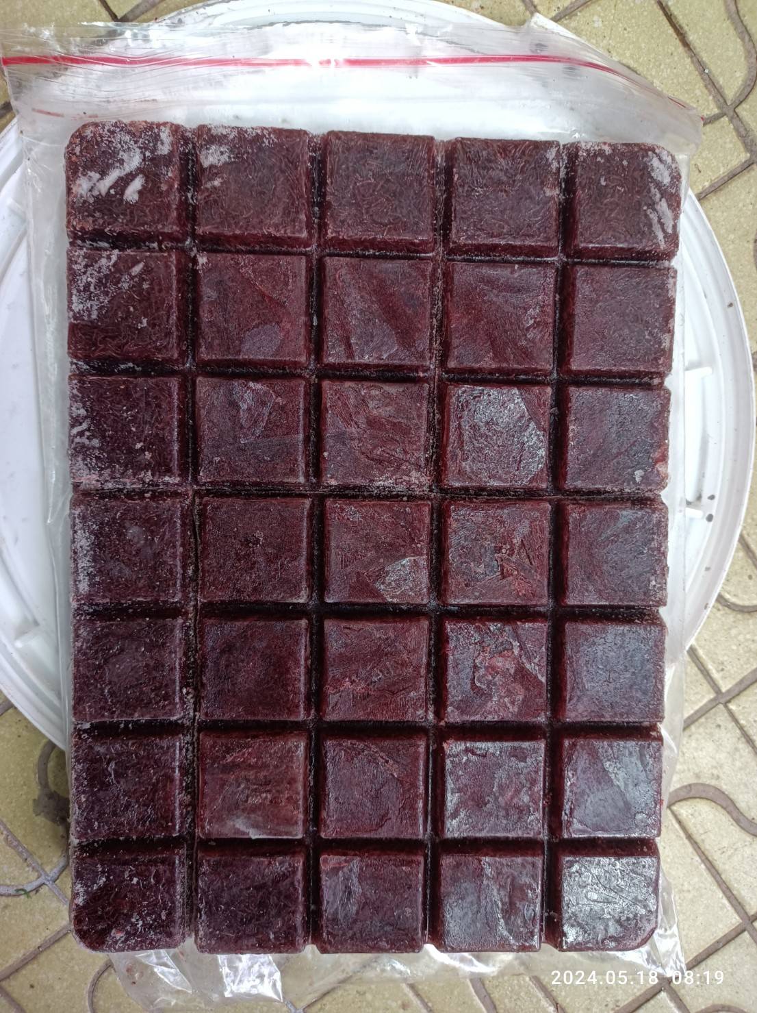 冷凍赤蟲 1公斤包裝