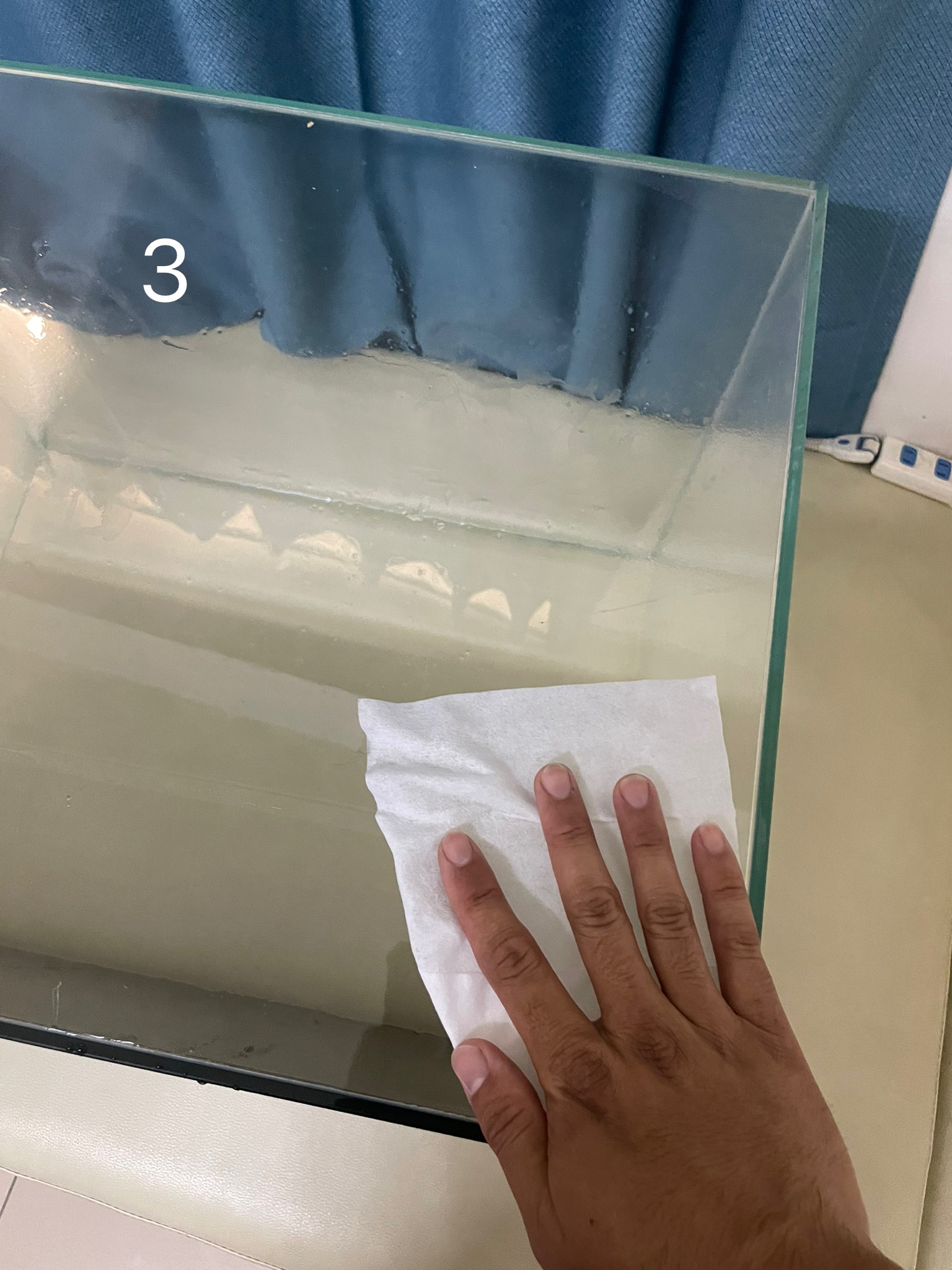 步驟4 噴泡泡水