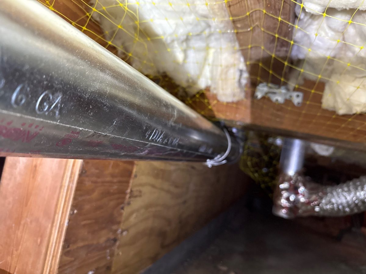 New Dryer Exhaust Installation
