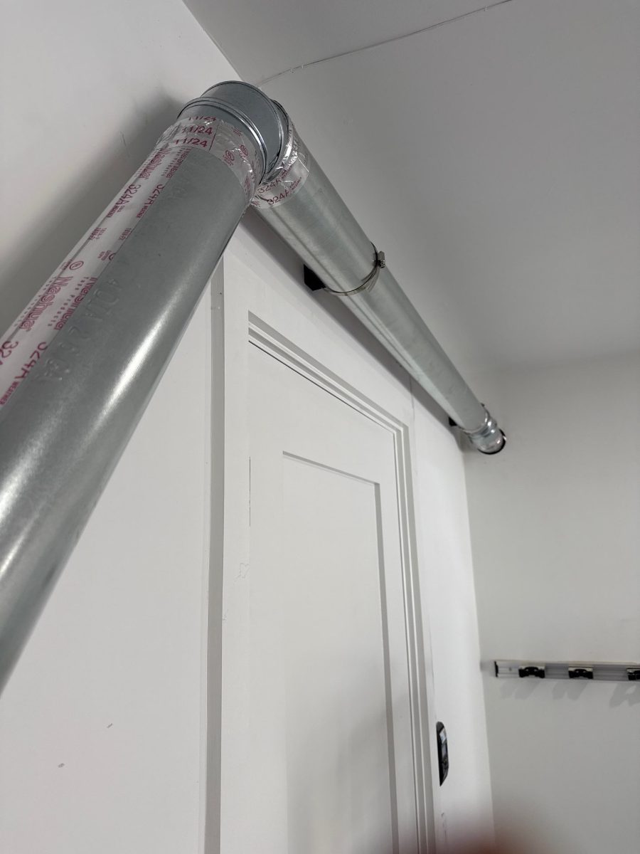 Fresh Dryer Exhaust System Installation