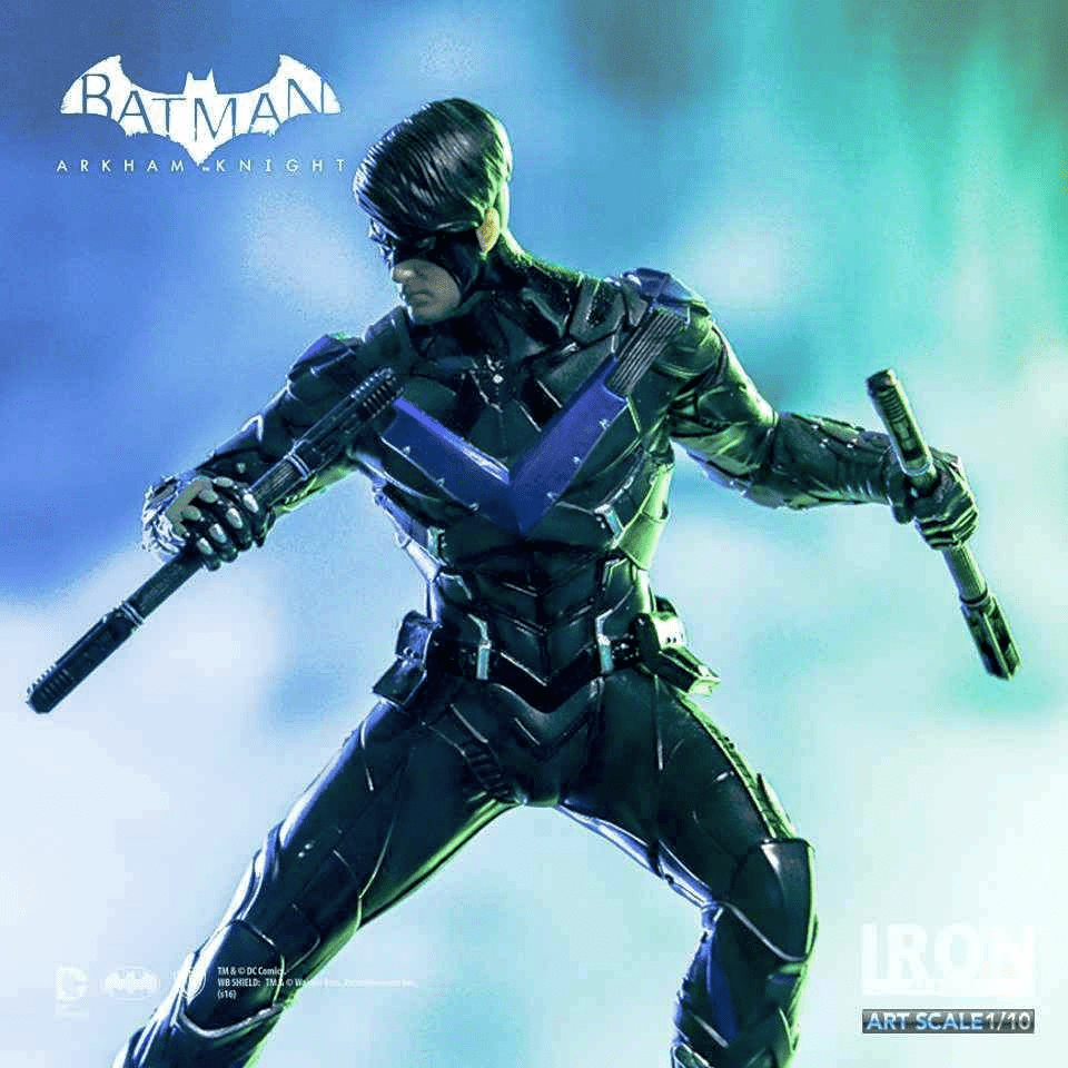 Iron Studios Nightwing &ndash; Batman: Arkham Knight &ndash; 1/10 Statue