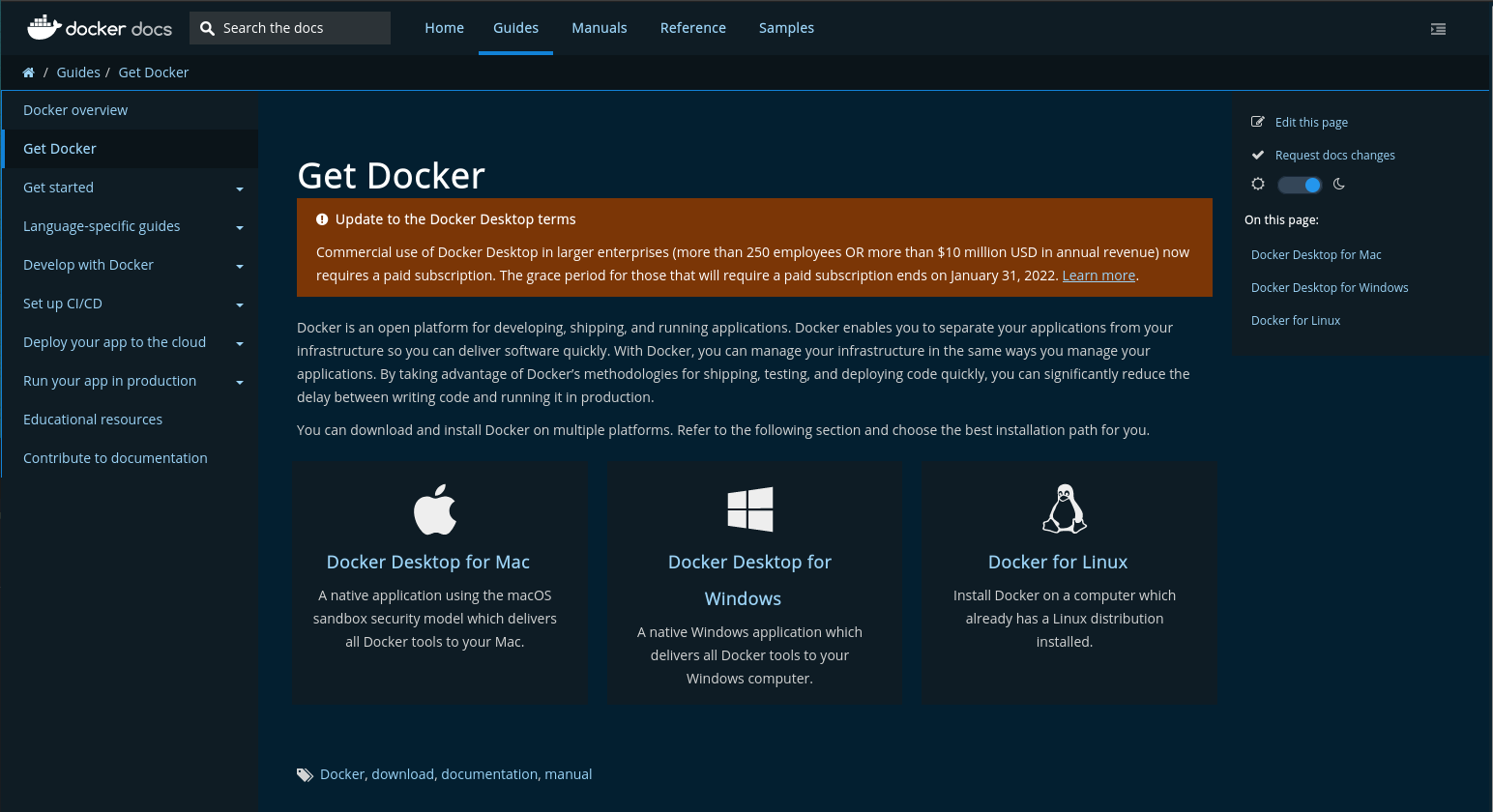 Get Docker