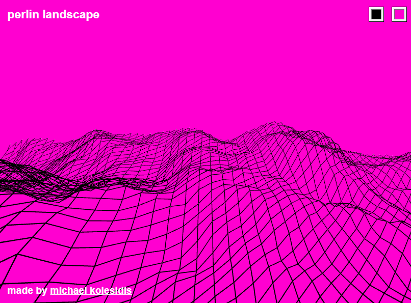 Perlin Landscape Screenshot