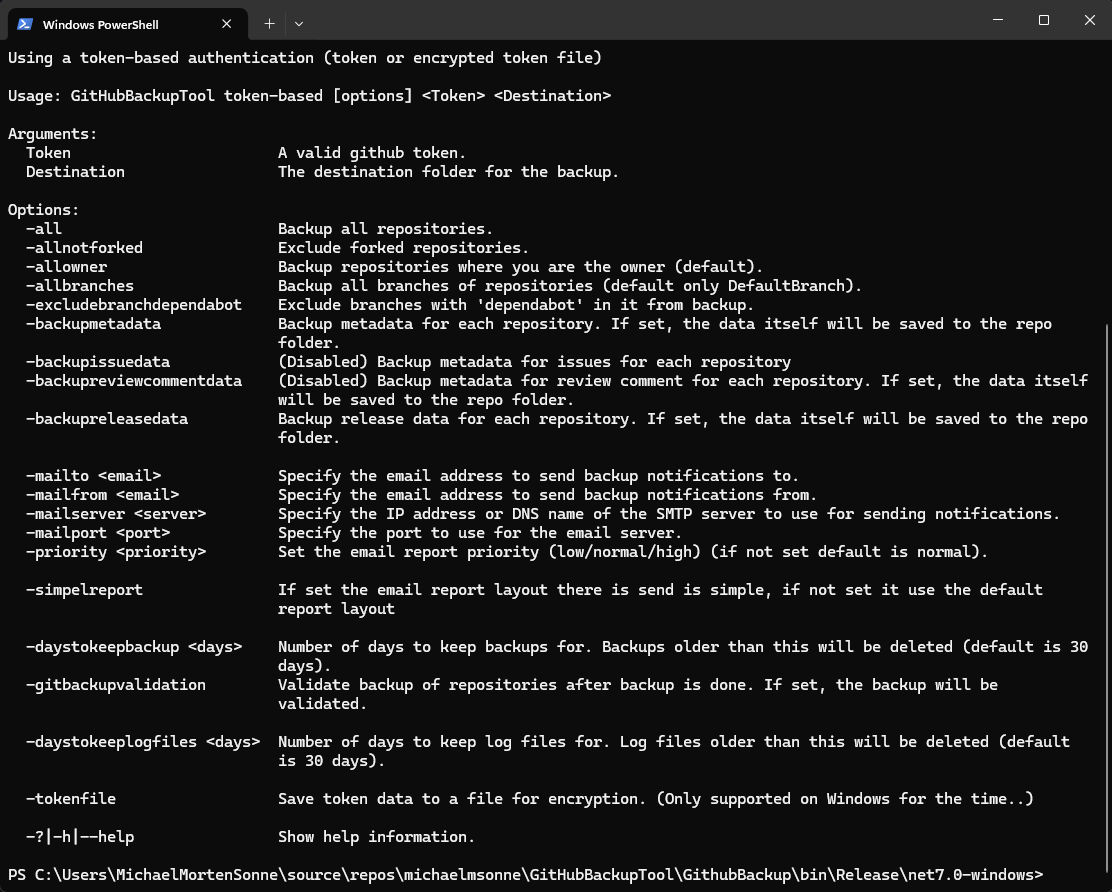 GitHub – Get a local backup of your code repositories – v. 1 of the ...