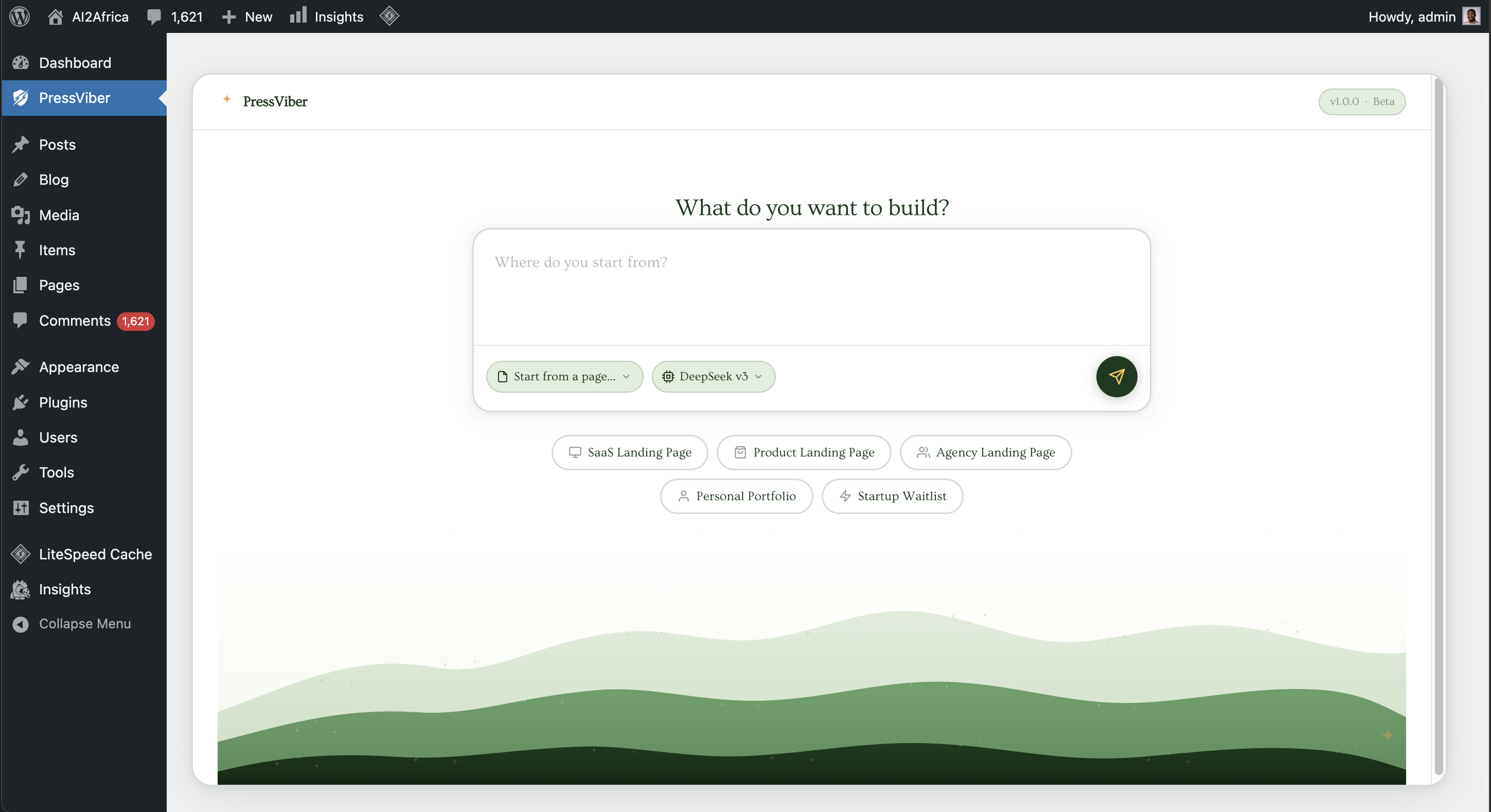 PressViber Plugin Homepage
