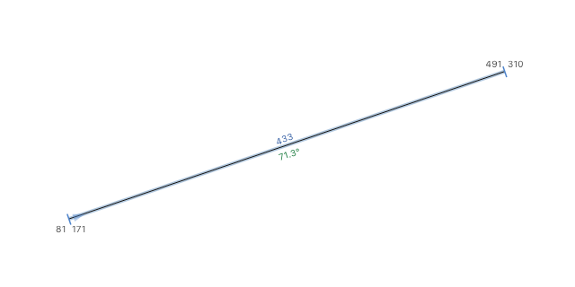 Show Coordinates Distance Angle preview picture
