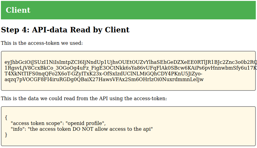 Step 4 API access