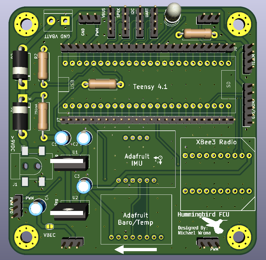 Hummingbird FCU Schematic