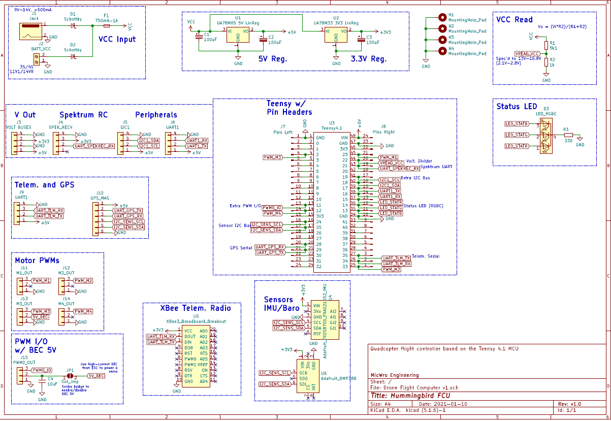 Hummingbird FCU Schematic