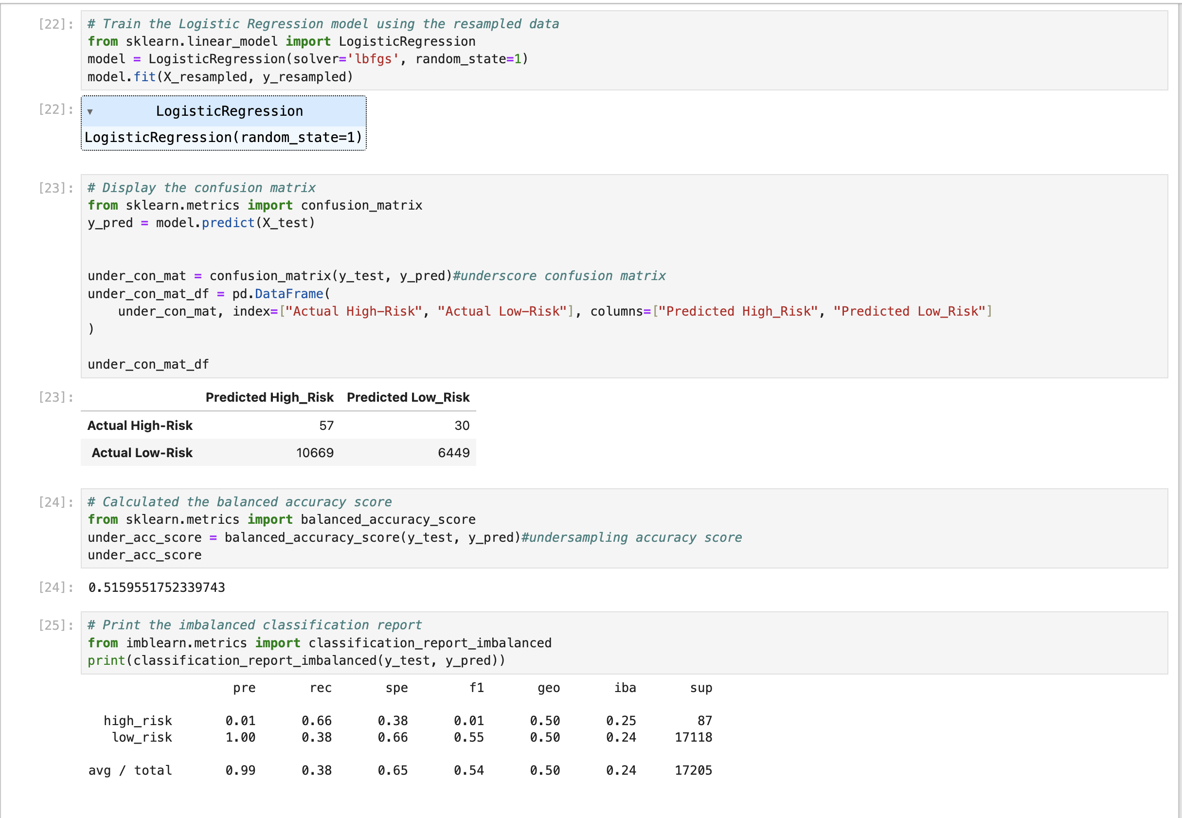 Undersampling