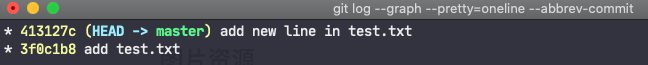 git log