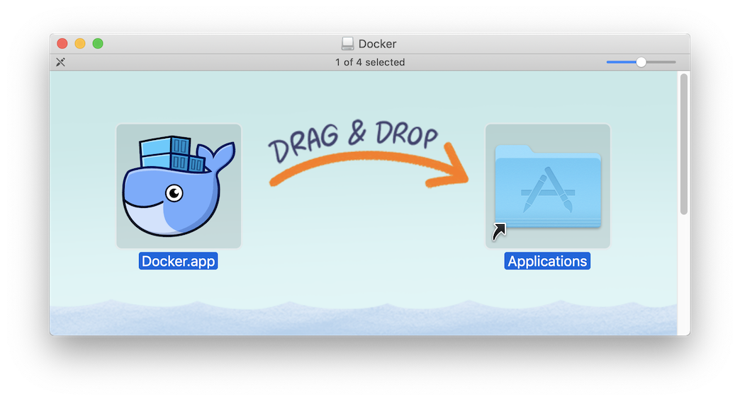 Drag and Drop Docker.app