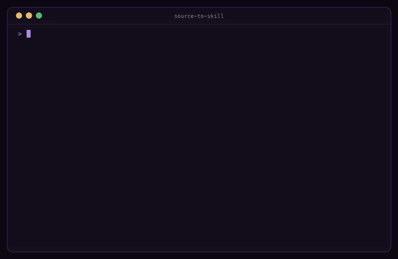 source-to-skill turning a 3Blue1Brown lecture into an agent skill with timestamp deep links
