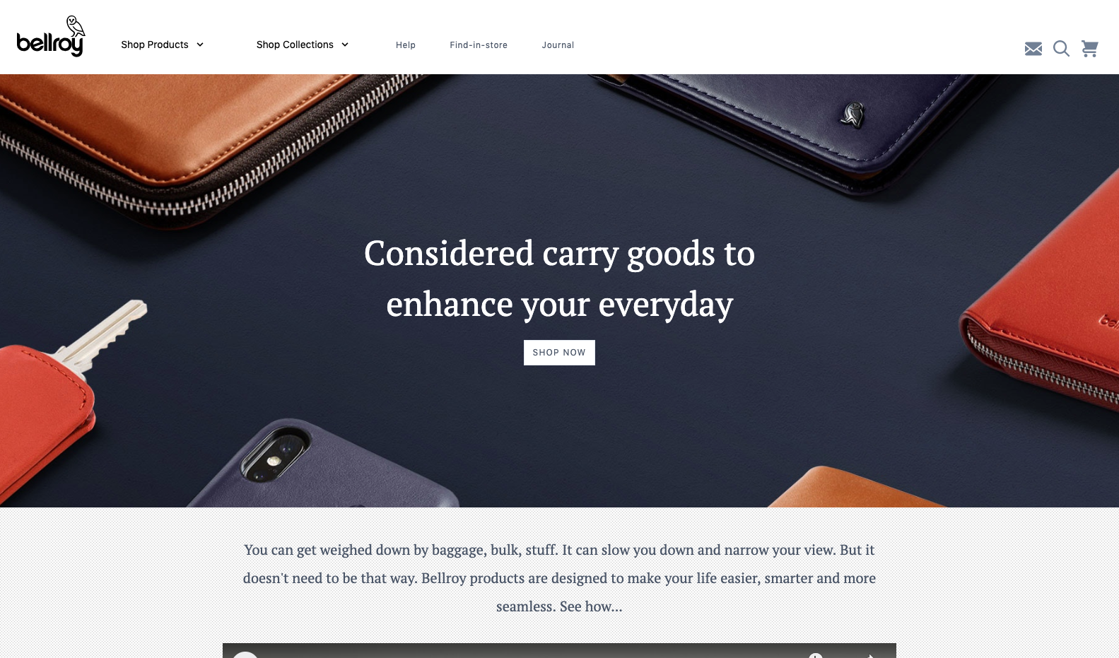 Bellroy Screenshot