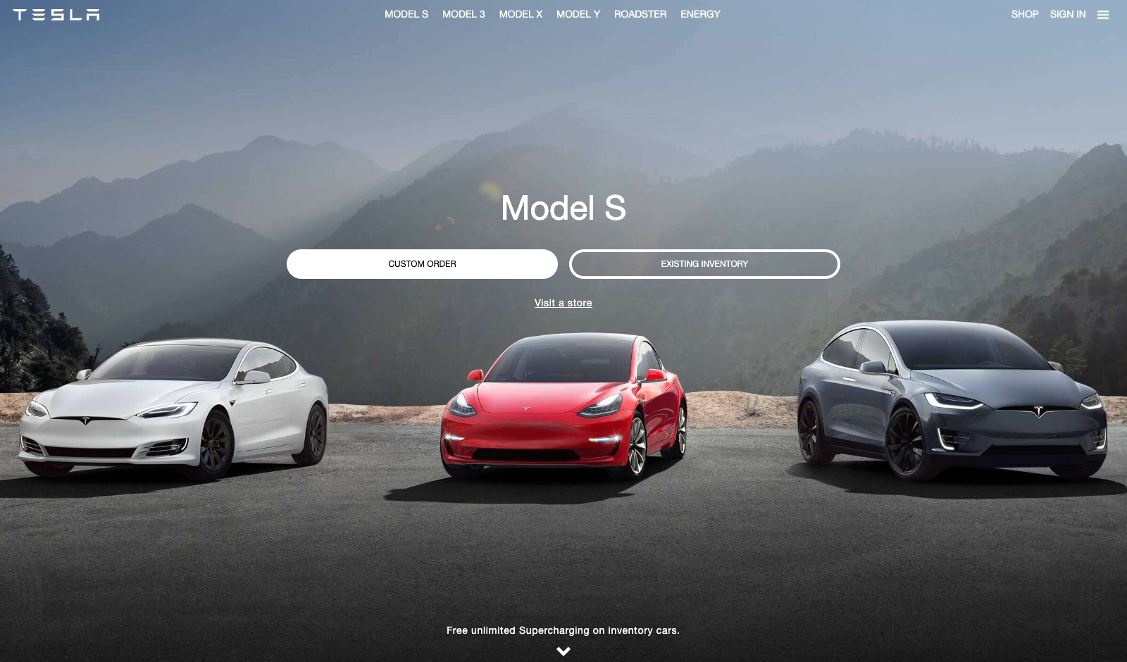 Tesla Screenshot