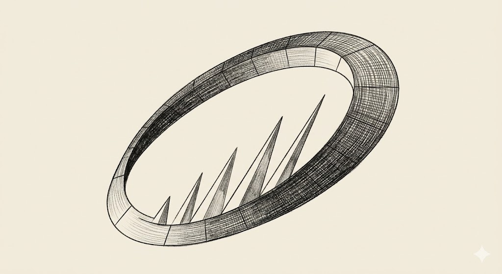 The long game — a steady compounding curve outperforming a short spike; the pattern for staying relevant is knowledge that compounds, not one-off credentials.