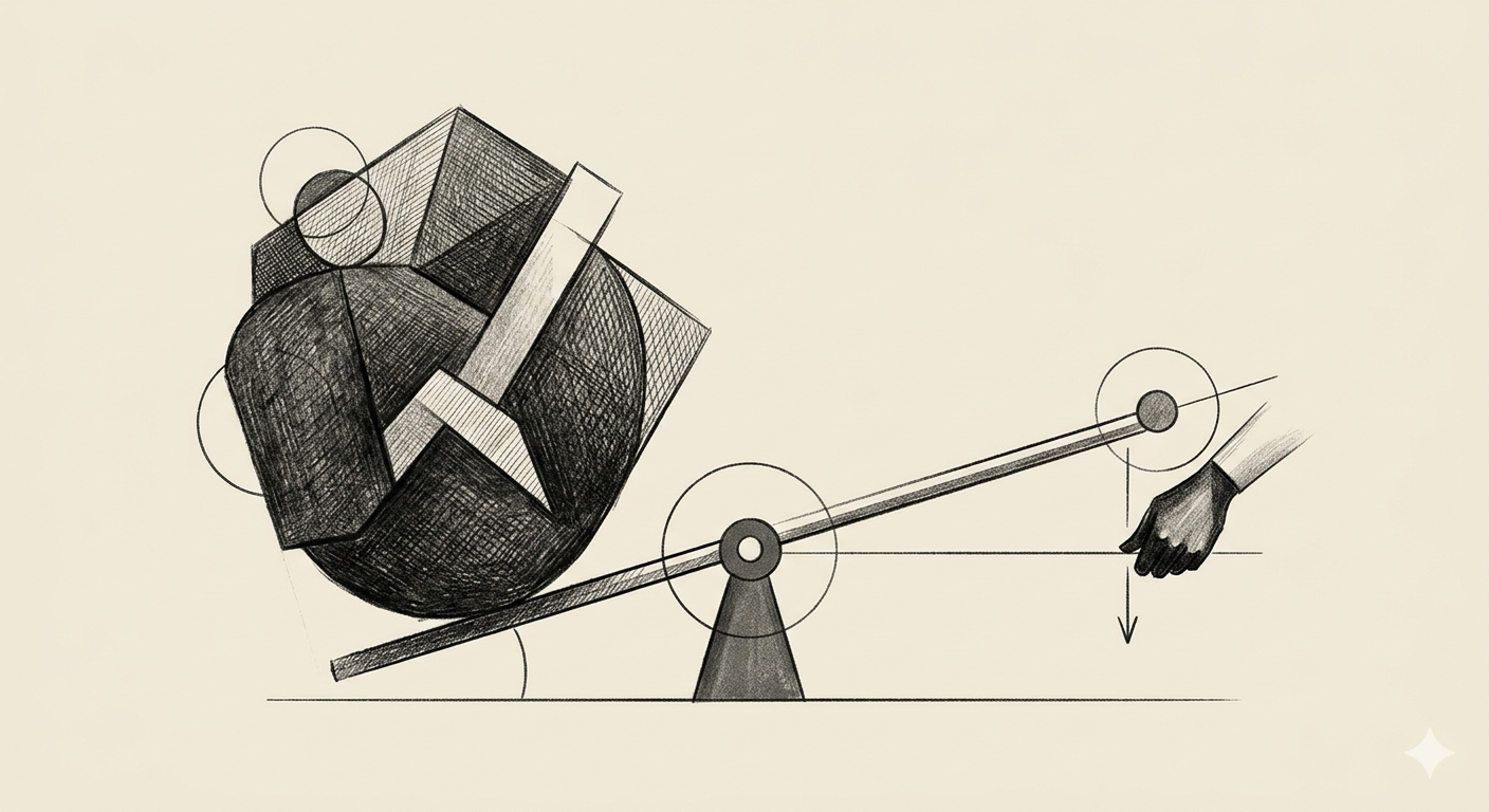 Leverage — offshore's real edge was scale, the leverage of many hands; that leverage is what the next era removes.