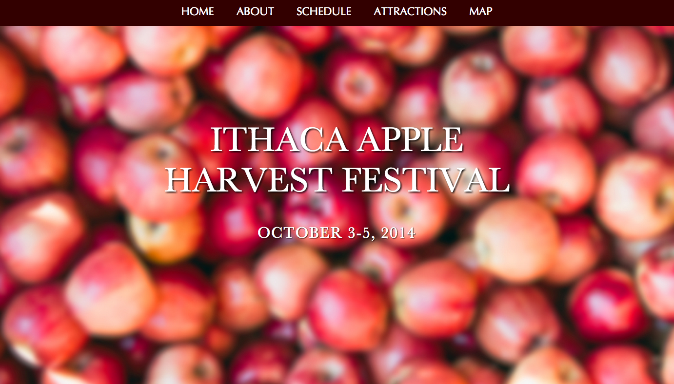 GitHub michellehn/AppleFest A website for Ithaca's 2014 Annual Apple