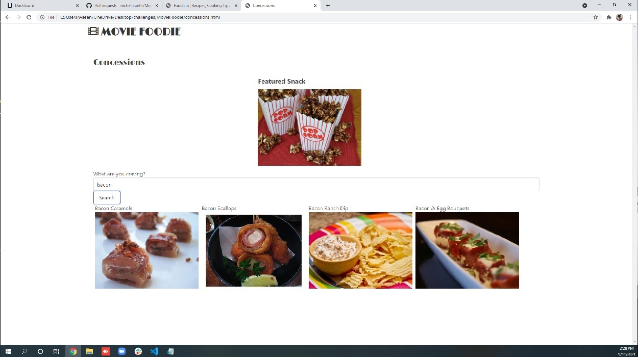 Food Page