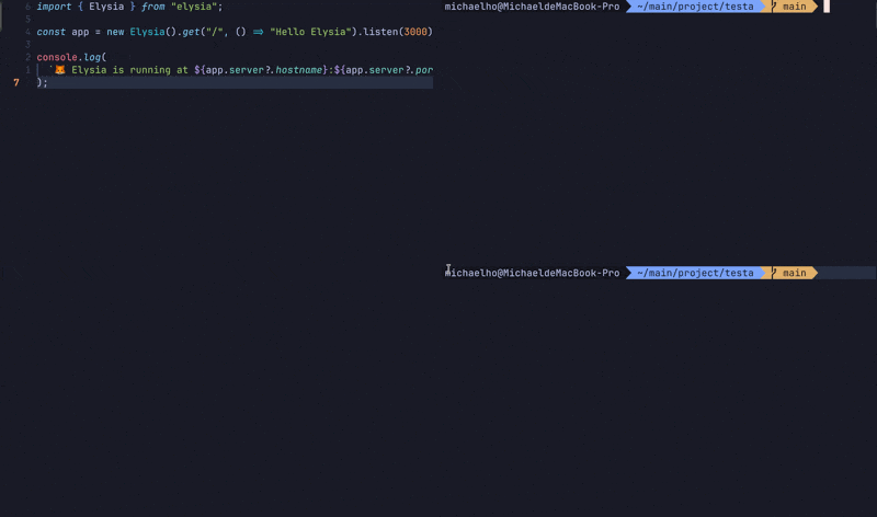 hello world result