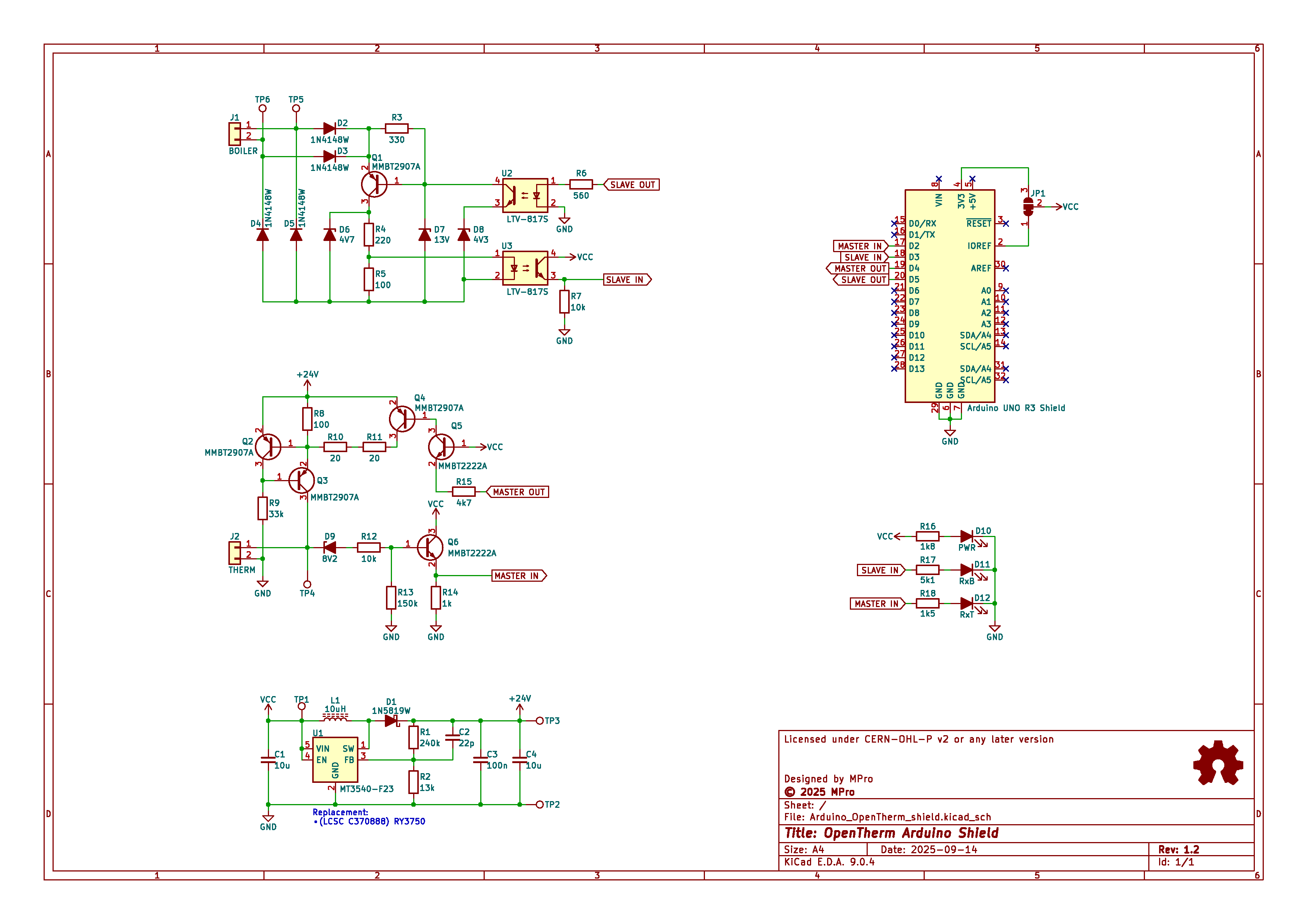 Arduino OpenTherm shield, from the project README