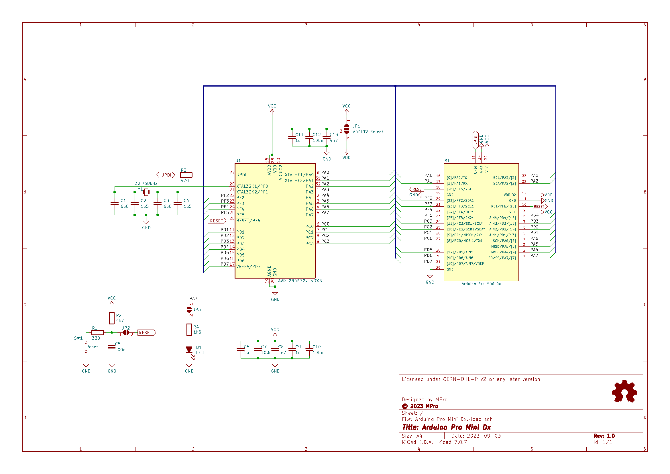 Arduino Pro Mini Dx, from the project README