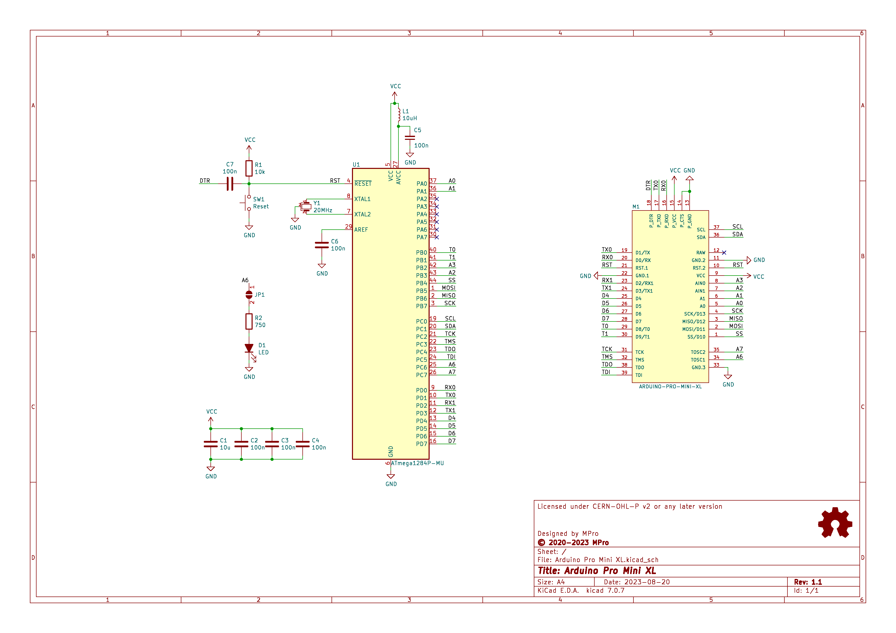 Arduino Pro Mini XL, from the project README
