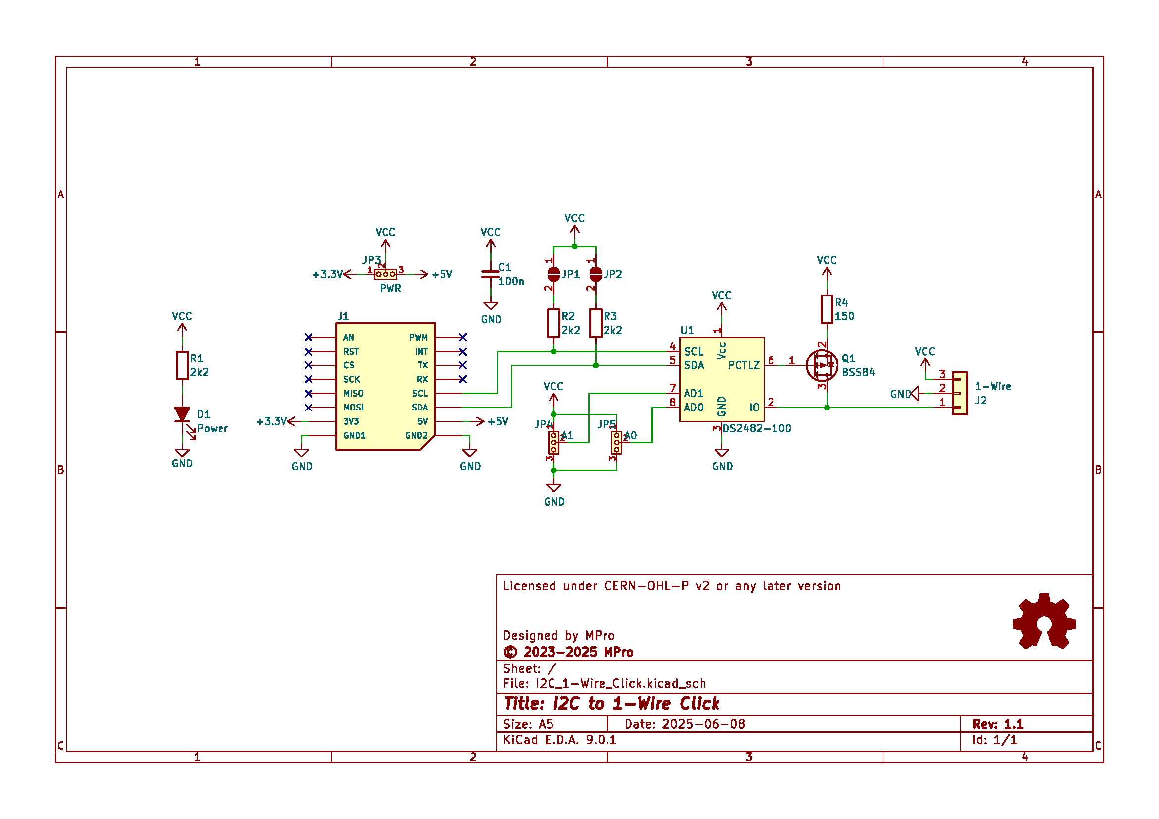 I2C to 1-Wire Click, from the project README