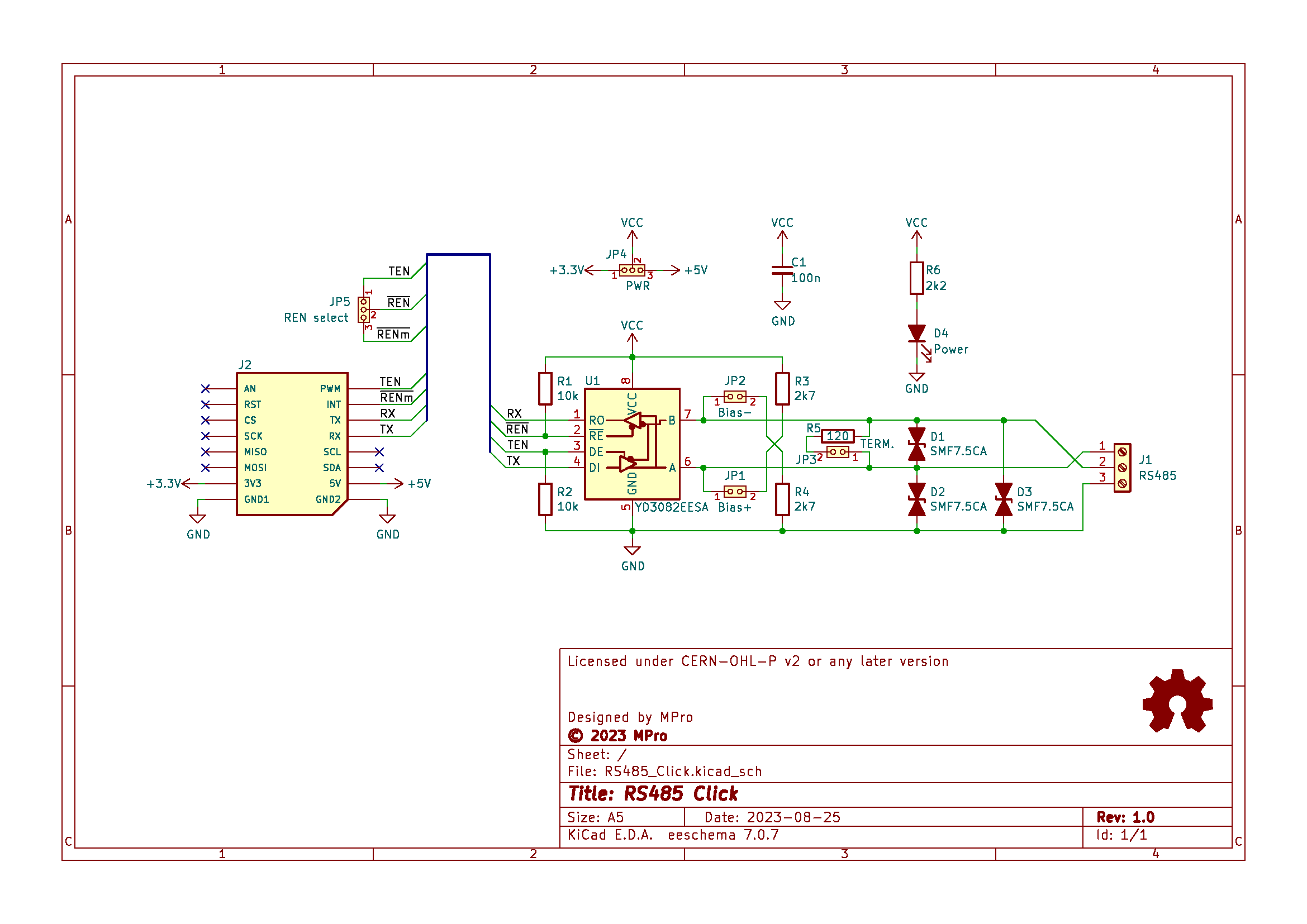 RS485 Click, from the project README