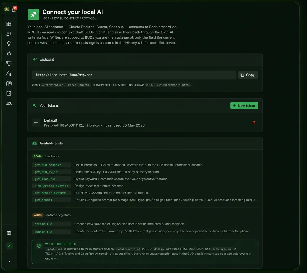 MCP knowledge — your agents, fed from your code