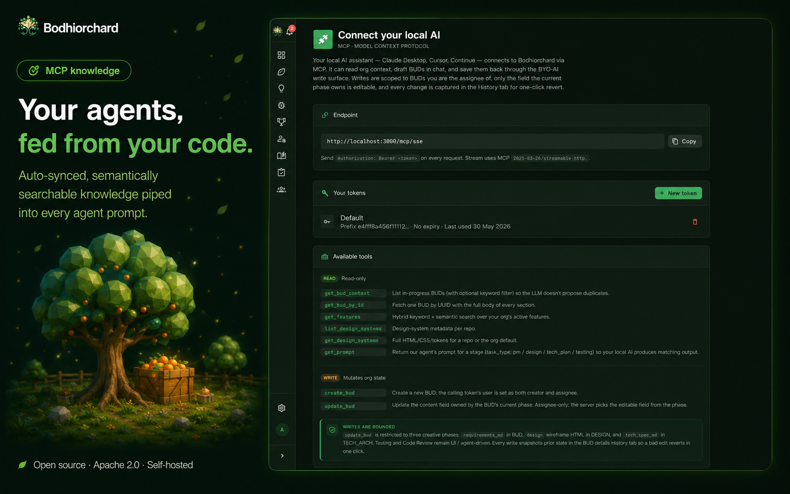MCP knowledge — your agents, fed from your code
