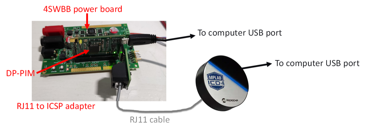 EPC9531 Test Fixture Connections - Top View