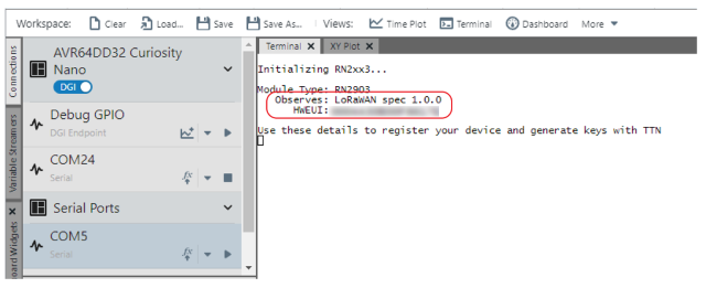 HWEUI and LoRaWAN Spec