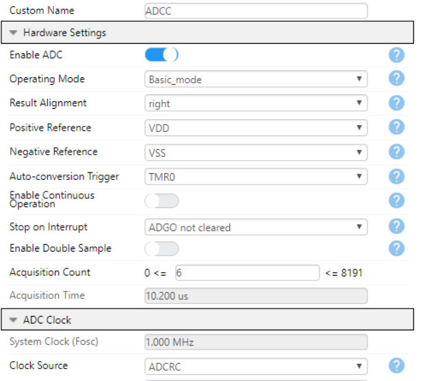 ADCC Configuration