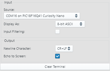 Configure the Terminal