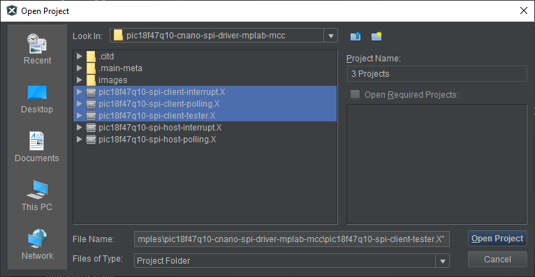 Open SPI Client Projects