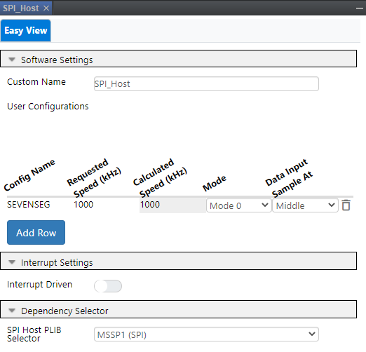 Host Configuration