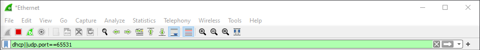 wiresharkFilterUDP