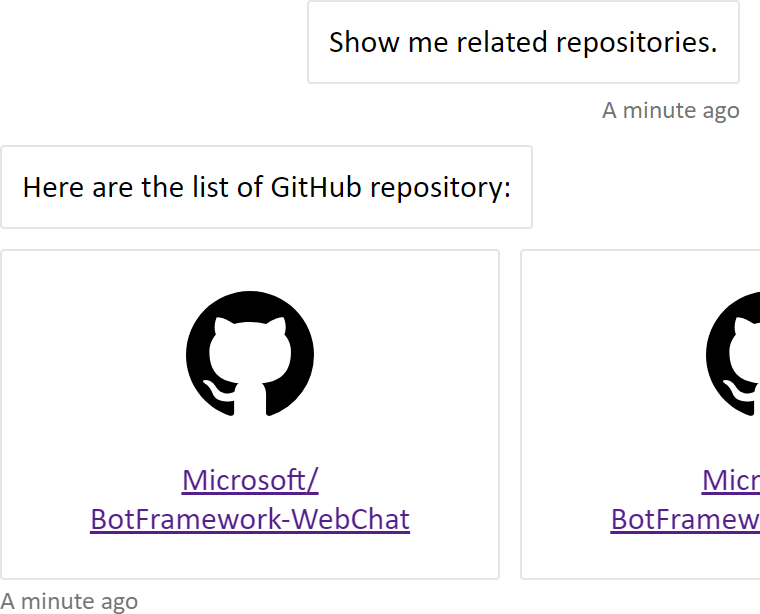Screenshot with custom GitHub repository attachment