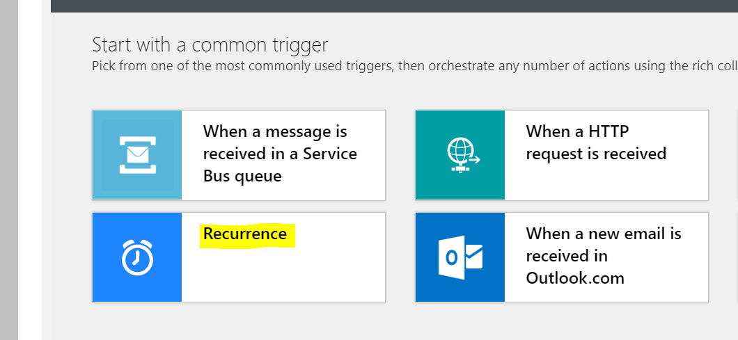 Recurrence Trigger