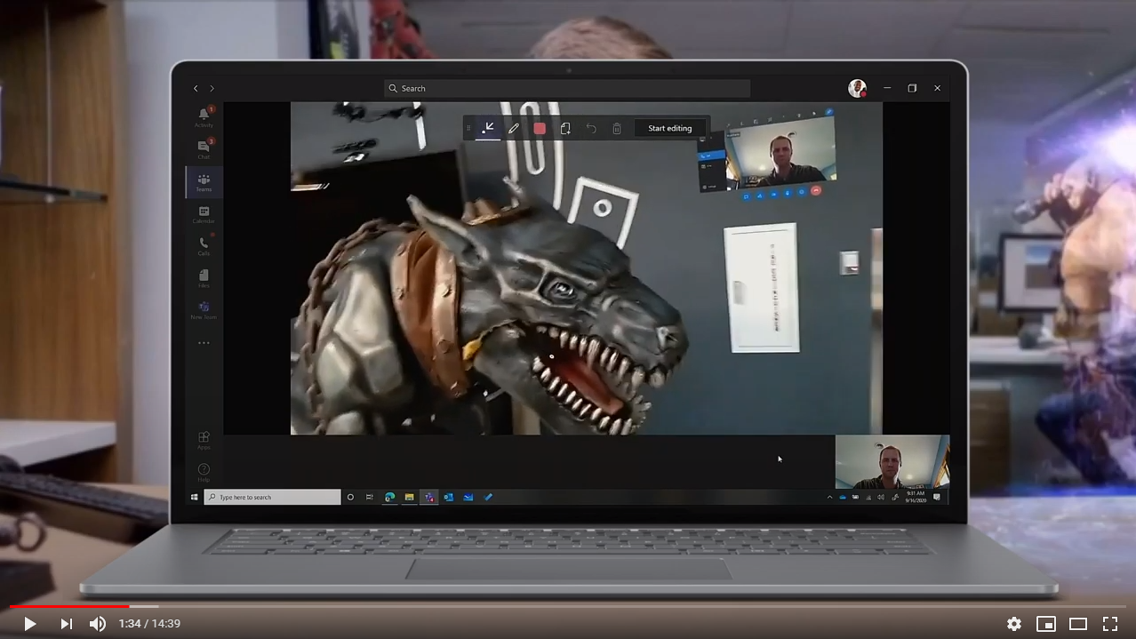 Example of a remote experience enhanced with HoloLens AND Tips