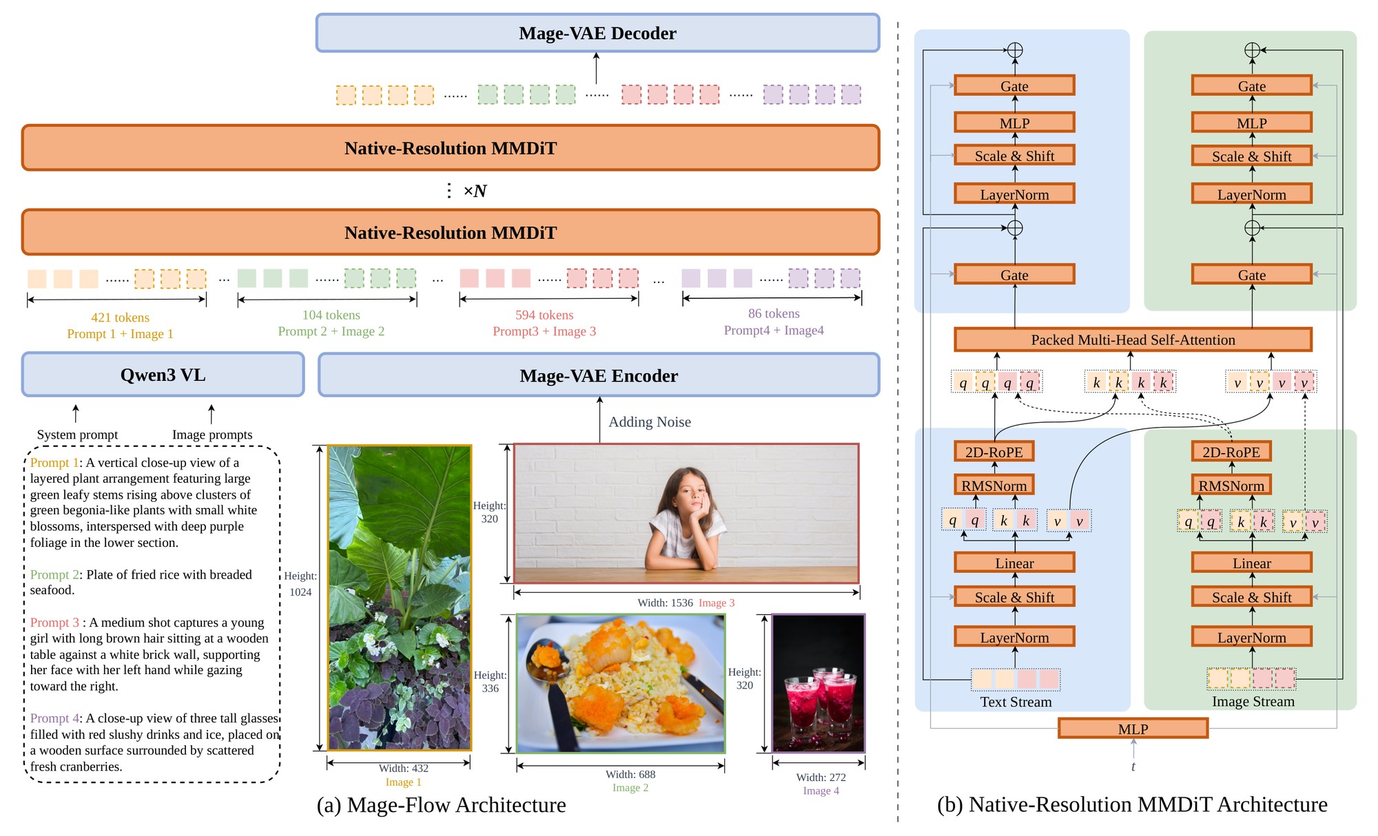 Mage-Flow / Native-Resolution MMDiT architecture