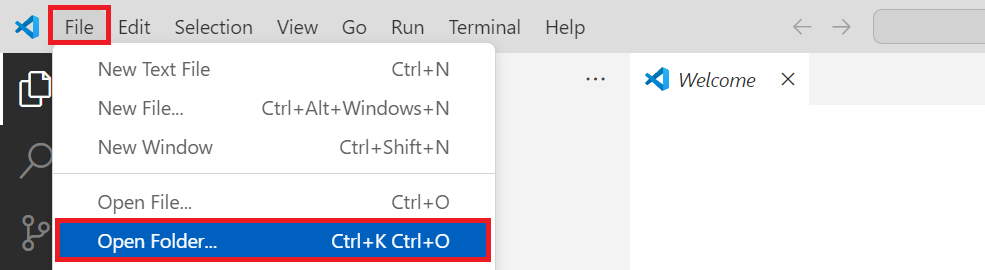Select the folder that you created.