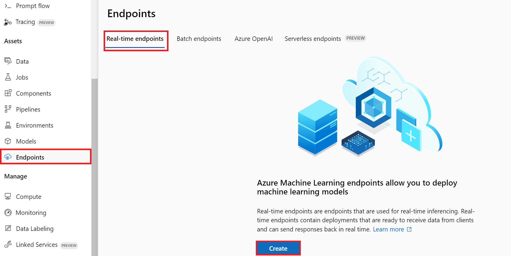 Create endpoint.