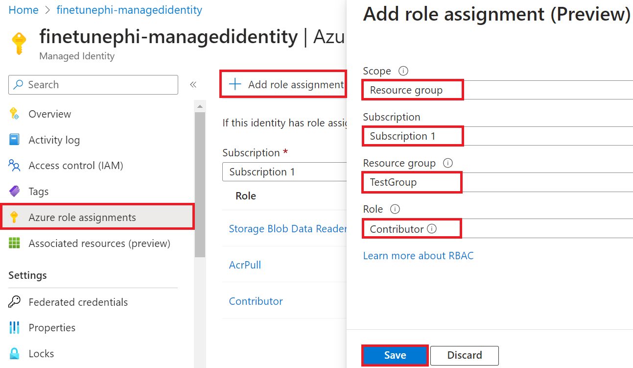 Fill contributor role.