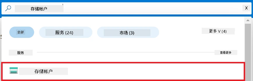 Type storage accounts.