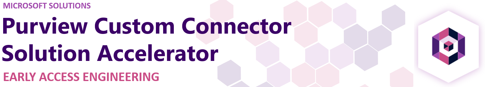 Purview Custom Connector Solution Accelerator Banner