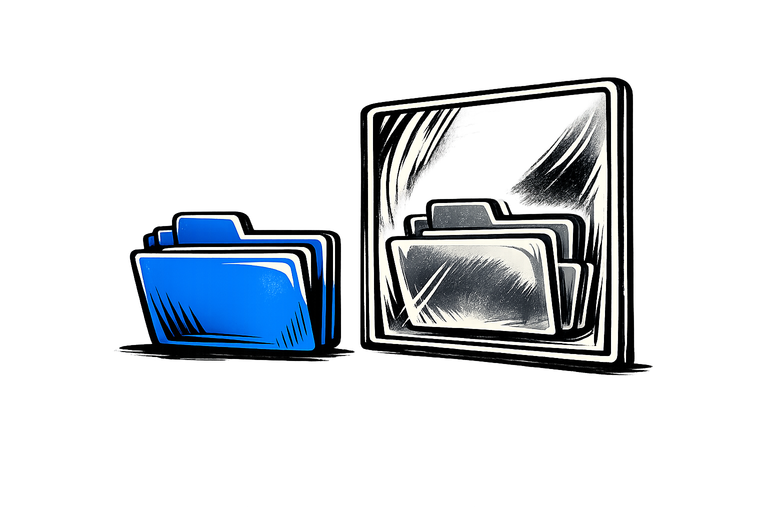Shadow repository structure